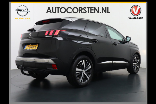 Peugeot 3008 1.6-e-thp 165PK AUT. Navi Adapt-Cruise Apple Carplay Android 18" Ecc 360°Camera Trekhaak PDC Elek.Achterklep DAB Connect Blue Pr Led Keyless Lane Departure Privacy Glas Regen-Lichtsensor Pack Drive Assist Pack City 1 Bluetooth Lmv 18" 40.000 euro nieuw Orig. NLse auto 1550kg