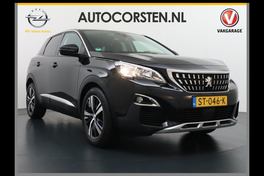 Peugeot 3008 1.6-e-thp 165PK AUT. Navi Adapt-Cruise Apple Carplay Android 18" Ecc 360°Camera Trekhaak PDC Elek.Achterklep DAB Connect Blue Pr Led Keyless Lane Departure Privacy Glas Regen-Lichtsensor Pack Drive Assist Pack City 1 Bluetooth Lmv 18" 40.000 euro nieuw Orig. NLse auto 1550kg