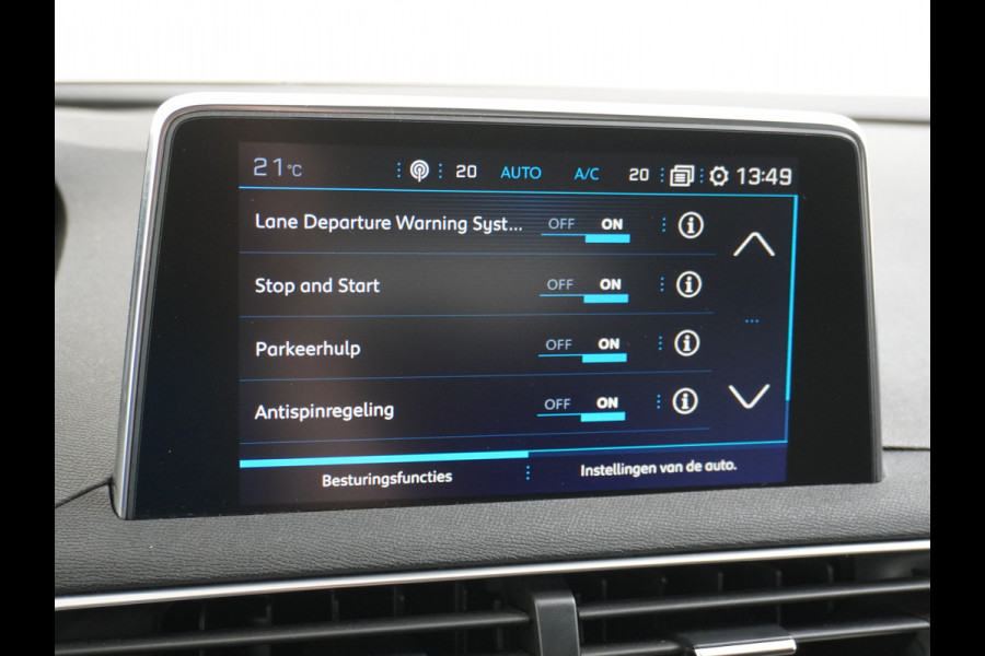 Peugeot 3008 1.6-e-thp 165PK AUT. Navi Adapt-Cruise Apple Carplay Android 18" Ecc 360°Camera Trekhaak PDC Elek.Achterklep DAB Connect Blue Pr Led Keyless Lane Departure Privacy Glas Regen-Lichtsensor Pack Drive Assist Pack City 1 Bluetooth Lmv 18" 40.000 euro nieuw Orig. NLse auto 1550kg