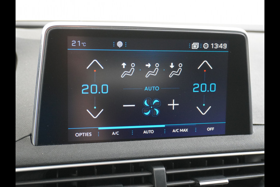 Peugeot 3008 1.6-e-thp 165PK AUT. Navi Adapt-Cruise Apple Carplay Android 18" Ecc 360°Camera Trekhaak PDC Elek.Achterklep DAB Connect Blue Pr Led Keyless Lane Departure Privacy Glas Regen-Lichtsensor Pack Drive Assist Pack City 1 Bluetooth Lmv 18" 40.000 euro nieuw Orig. NLse auto 1550kg