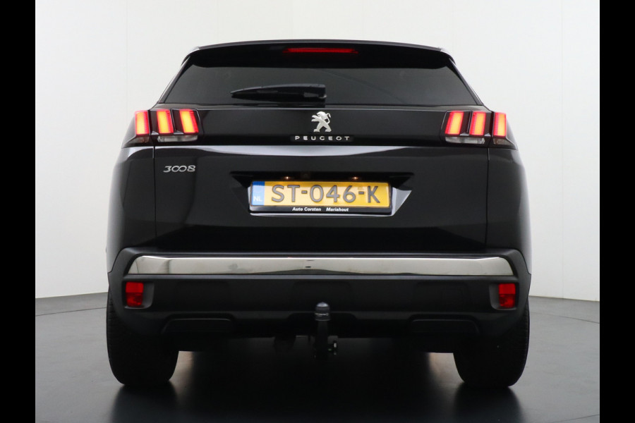 Peugeot 3008 1.6-e-thp 165PK AUT. Navi Adapt-Cruise Apple Carplay Android 18" Ecc 360°Camera Trekhaak PDC Elek.Achterklep DAB Connect Blue Pr Led Keyless Lane Departure Privacy Glas Regen-Lichtsensor Pack Drive Assist Pack City 1 Bluetooth Lmv 18" 40.000 euro nieuw Orig. NLse auto 1550kg