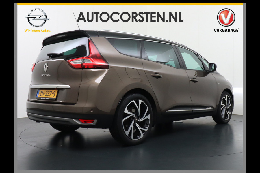 Renault Grand Scénic 1.3T 141PK 7-Pers Camera Navi PDC Bose®-Sound 20" Ecc Keyless Regen-Lichtsensor Wifi Verkeersbord detectie Led Rijbaanalarm Dodehoekwaarschuwing Aut.Grootlicht Multi-Sense Visio-Sys Easy Life Pack Volledig dealeronderhouden Orig.NLse auto