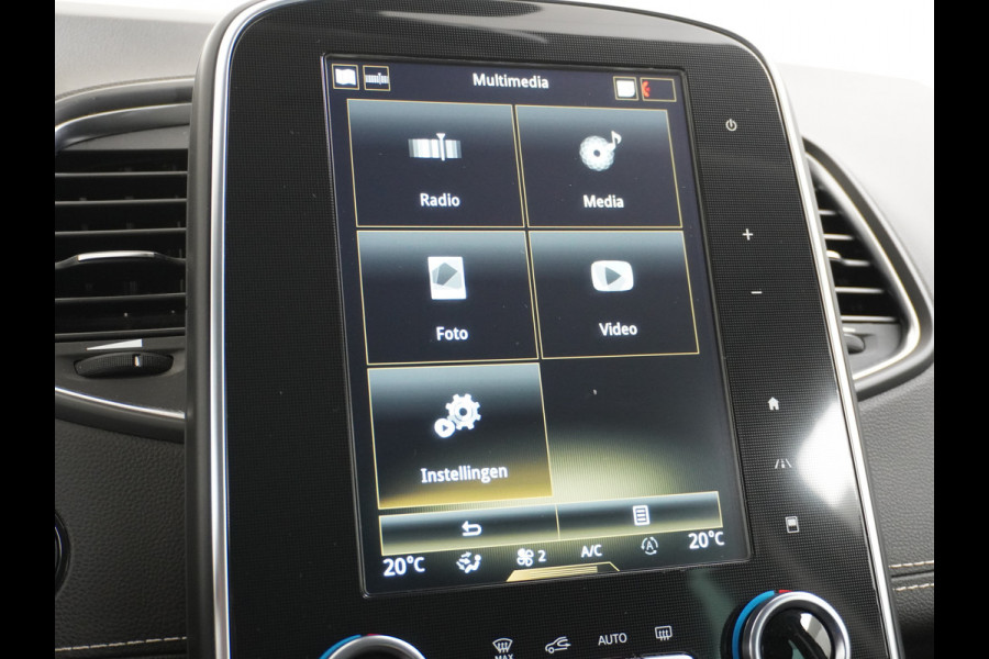 Renault Grand Scénic 1.3T 141PK 7-Pers Camera Navi PDC Bose®-Sound 20" Ecc Keyless Regen-Lichtsensor Wifi Verkeersbord detectie Led Rijbaanalarm Dodehoekwaarschuwing Aut.Grootlicht Multi-Sense Visio-Sys Easy Life Pack Volledig dealeronderhouden Orig.NLse auto