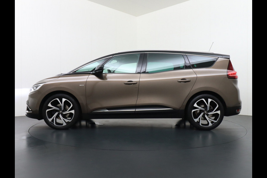 Renault Grand Scénic 1.3T 141PK 7-Pers Camera Navi PDC Bose®-Sound 20" Ecc Keyless Regen-Lichtsensor Wifi Verkeersbord detectie Led Rijbaanalarm Dodehoekwaarschuwing Aut.Grootlicht Multi-Sense Visio-Sys Easy Life Pack Volledig dealeronderhouden Orig.NLse auto