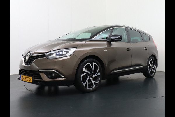 Renault Grand Scénic 1.3T 141PK 7-Pers Camera Navi PDC Bose®-Sound 20" Ecc Keyless Regen-Lichtsensor Wifi Verkeersbord detectie Led Rijbaanalarm Dodehoekwaarschuwing Aut.Grootlicht Multi-Sense Visio-Sys Easy Life Pack Volledig dealeronderhouden Orig.NLse auto