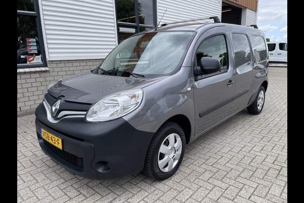 Renault Kangoo 1.5 dCi 90 Energy Comfort Maxi L2H1 / prijs rijklaar € 8950 ex btw / lease vanaf € 203 / euro 6 diesel / grijs metallic / navigatie / airco / trekhaak / dakdragers