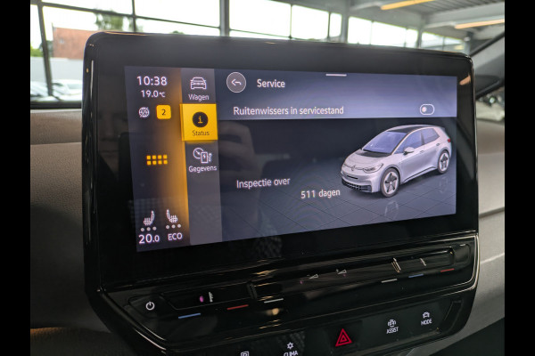 Volkswagen ID.3 58kWh 204PK First Auto-Pilot Navi Adapt.Cruise Control Pdc Apple Carplay Android Navi Ecc Led Stoel-Stuurverwarming DAB Keyless Lmv Bluetooth Regensensor Rijstrooksensor Verkeersbord detectie Mirrorlink 1e Eigenaar Grootste accu Garantie t/m 20-10-2028