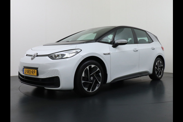 Volkswagen ID.3 58kWh 204PK First Auto-Pilot Navi Adapt.Cruise Control Pdc Apple Carplay Android Navi Ecc Led Stoel-Stuurverwarming DAB Keyless Lmv Bluetooth Regensensor Rijstrooksensor Verkeersbord detectie Mirrorlink 1e Eigenaar Grootste accu Garantie t/m 20-10-2028