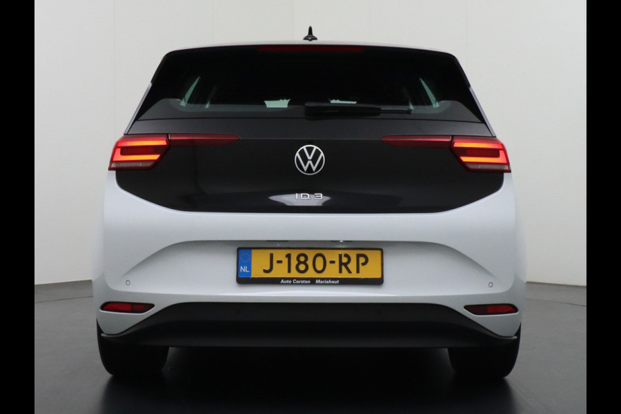 Volkswagen ID.3 58kWh 204PK First Auto-Pilot Navi Adapt.Cruise Control Pdc Apple Carplay Android Navi Ecc Led Stoel-Stuurverwarming DAB Keyless Lmv Bluetooth Regensensor Rijstrooksensor Verkeersbord detectie Mirrorlink 1e Eigenaar Grootste accu Garantie t/m 20-10-2028