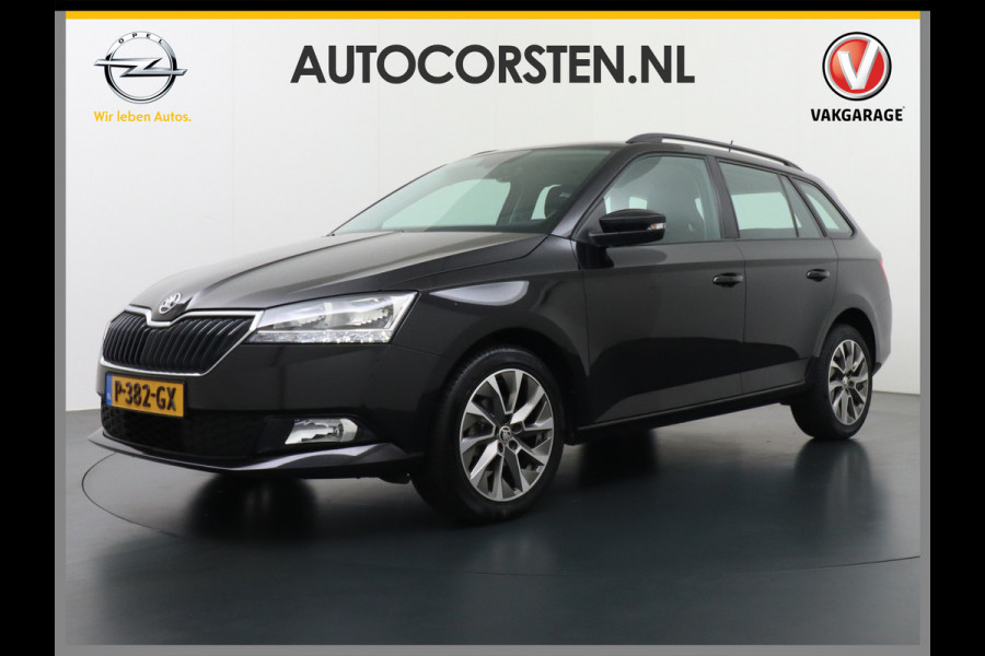 Škoda Fabia Combi 1.0T-96PK Apple Carplay Android Navi Airco Cruise-C PDC Mirror Link 16" DAB Business Edition Led Bluetooth ESP Spraakbediening Isofix