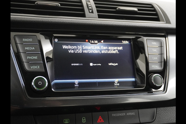 Škoda Fabia Combi 1.0T-96PK Apple Carplay Android Navi Airco Cruise-C PDC Mirror Link 16" DAB Business Edition Led Bluetooth ESP Spraakbediening Isofix