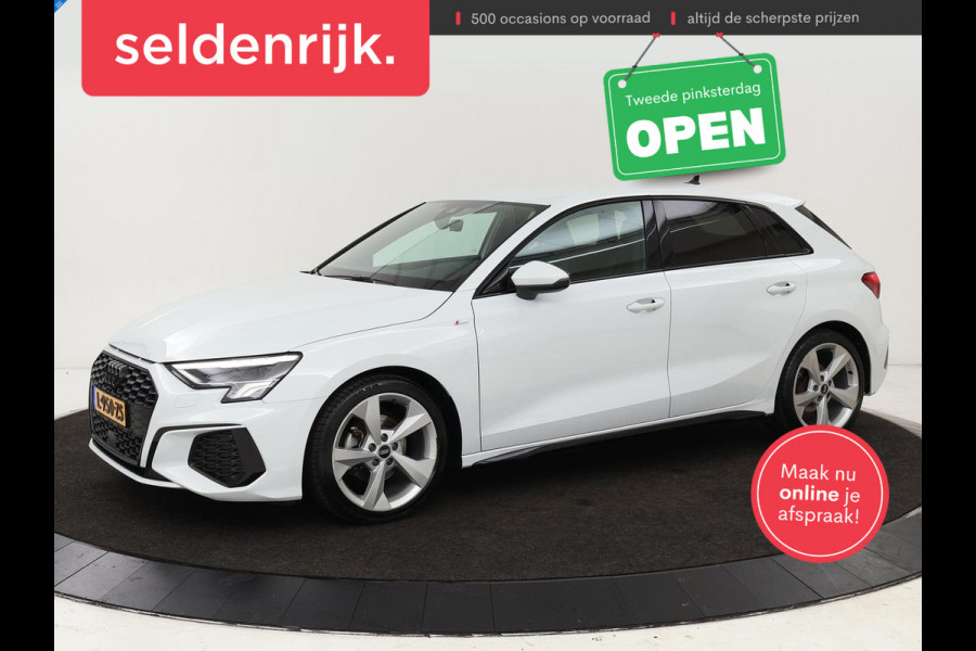 Audi A3 30 TFSI S edition | Carplay | Full LED | Virtual Cockpit | Sportstoelen | Half leder | Getint glas | Climate control | Cruise control