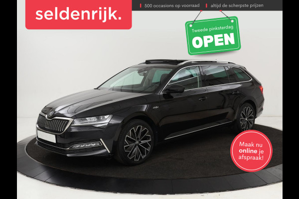 Škoda Superb 1.4 TSI iV Laurin & Klement | Panoramadak | Leder | Adaptive cruise | Canton Sound | Stoelverwarming | Standkachel | Carplay | Camera | Full LED | Memory