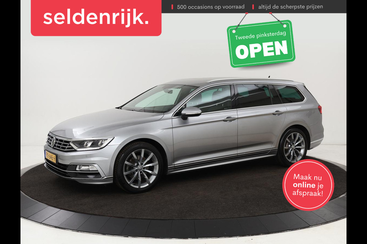 Volkswagen Passat 1.4 TSI R Line | 1e eigenaar | Trekhaak | Stoelverwarming | Carplay | Leder/Alcantara | Navigatie | Full LED | Adaptive cruise | Parkeerhulp | Climate control