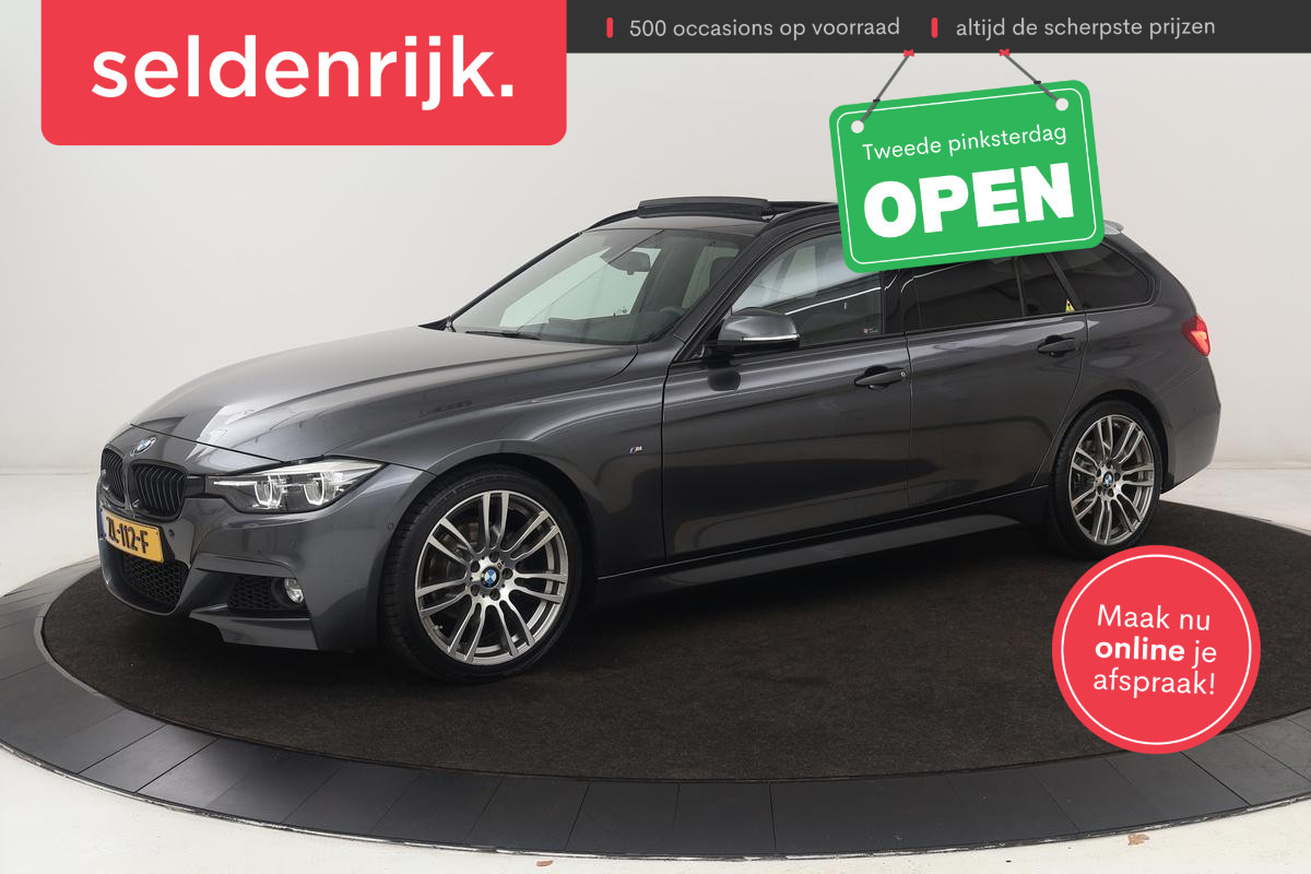 BMW 3 Serie 318i M Sport | Panoramadak | Leder | Stoelverwarming | Camera | Sportstoelen | Navigatie | Climate control | Dodehoek detectie | Park Assist | Full LED