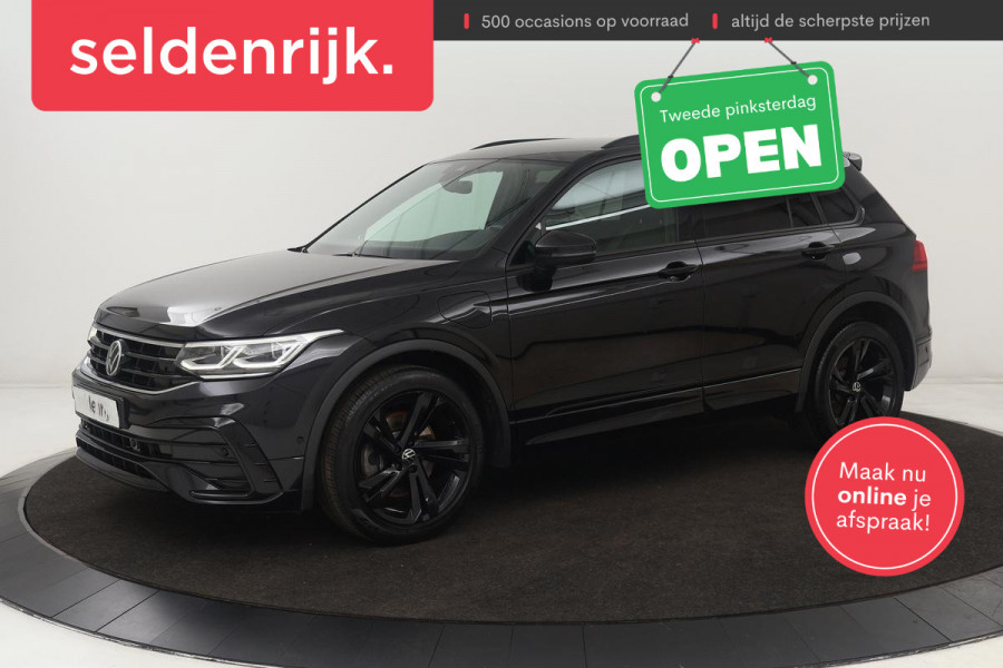 Volkswagen Tiguan 1.4 TSI eHybrid R Line | Leder | Trekhaak | Stoelverwarming | Camera | Adaptive cruise | Carplay | Matrix LED | Navigatie | Park Assist | Memory