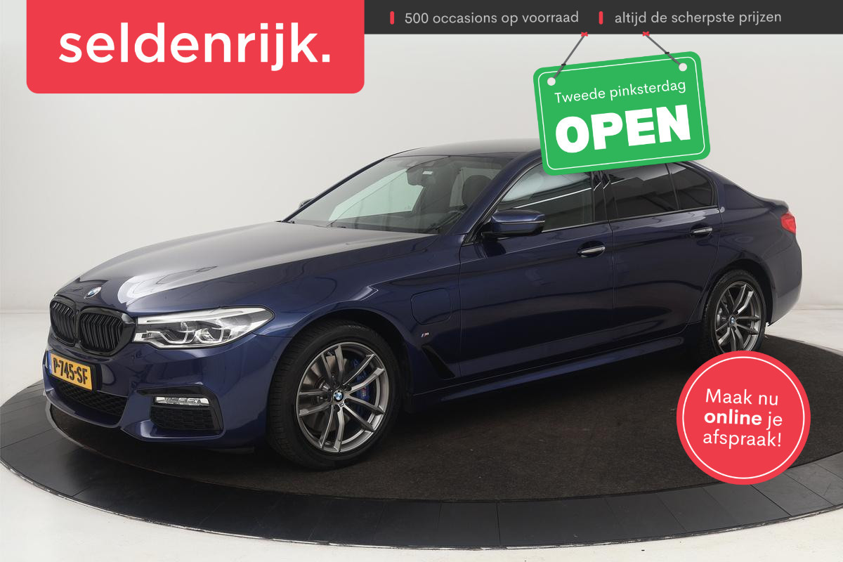 BMW 5 Serie 530e iPerformance M Sport | Stoelverwarming | Carplay | Alcantara | Camera | Sfeerverlichting | Adaptief LED | Navigatie | Sportstoelen