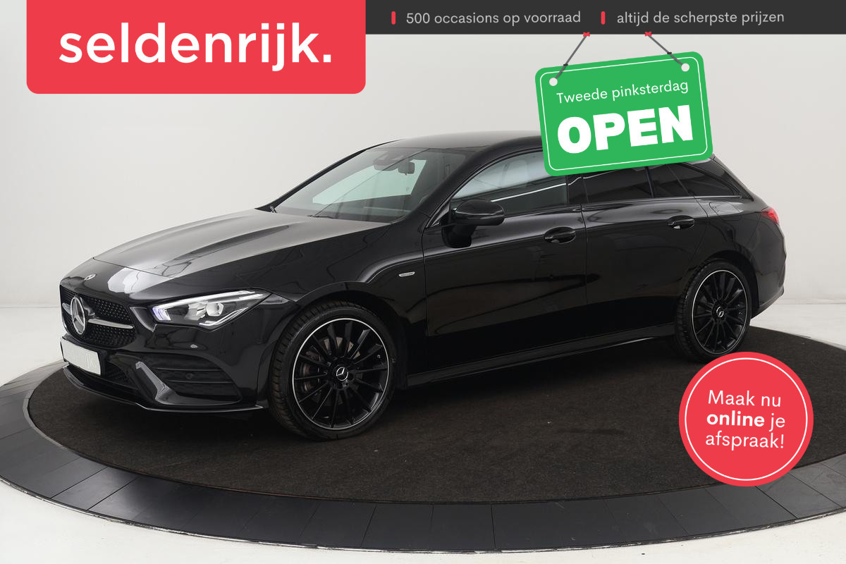 Mercedes-Benz CLA-Klasse Shooting Brake 250e AMG Night | Carplay | Stoelverwarming | Leder/Alcantara | Sfeerverlichting | Camera | Full LED | Park Assist | 19'' | Widescreen | Navigatie Mercedes-Benz CLA-Klasse Shooting Brake 250e AMG Night | Carplay | Stoelverwarming | Leder/Alcantara | Sfeerverlichting | Camera | Full LED | Park Assist | 19'' | Widescreen | Navigatie