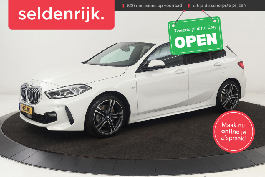 BMW 1-serie 118i M Sport | Carplay | Sportstoelen | Full LED | Live Cockpit | Navigatie | Climate control | PDC | Cruise control | Getint glas