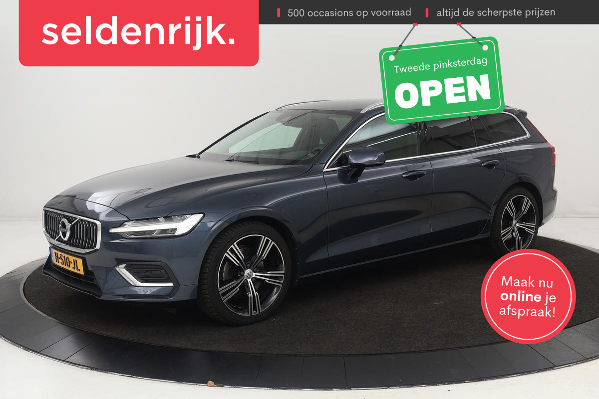 Volvo V60 2.0 T4 Inscription | Leder | Stoelverwarming | Carplay | Camera | Memory | Navigatie | Full LED | Dodehoek detectie | Verwarmde voorruit
