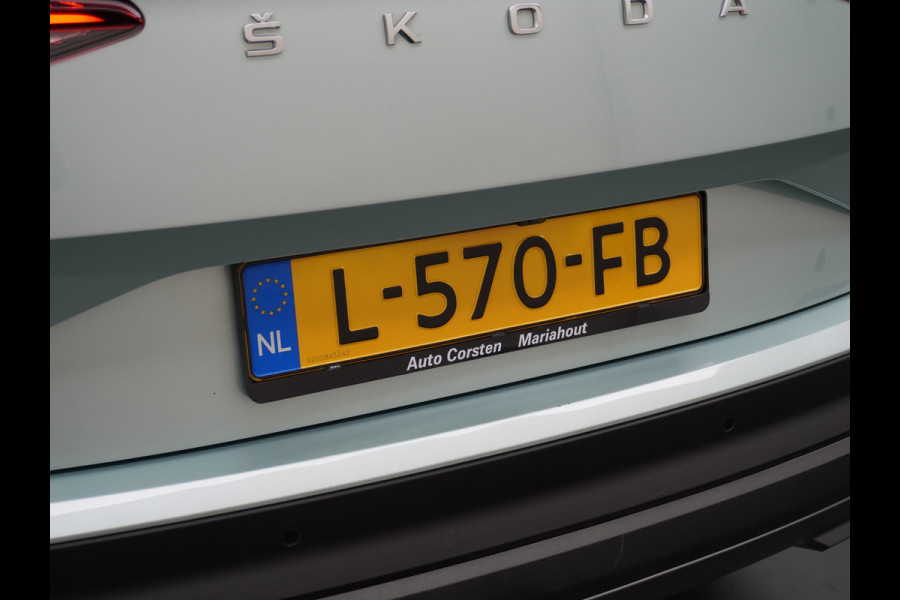Škoda ENYAQ iV 80 Trekhaak Panodak Auto-Pilot Head-Up Display Apple Carplay Android Auto Adap.Cruise DAB Elek.Stoel+Memory+Verwarmd Navi Led-Ma Dynamic ChassisControl Climate Pack 2 Infotaiment Plus Klimaat Plus Family Comfort Pack Assistentie Keyless LMV 20" Grote Accu! 1e Eigenaar 1.000KG Trekgewicht! Zeer Compleet € 56.000 nieuw Grootste Aktieradius/accu pakket.