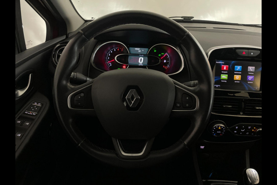 Renault Clio 0.9 TCe Intens AIRCO CLIMA NAVI CRUISE CAMERA LED HALF LEER PRIVACY GLAS PDVC VELGEN NIEUWSTAAT