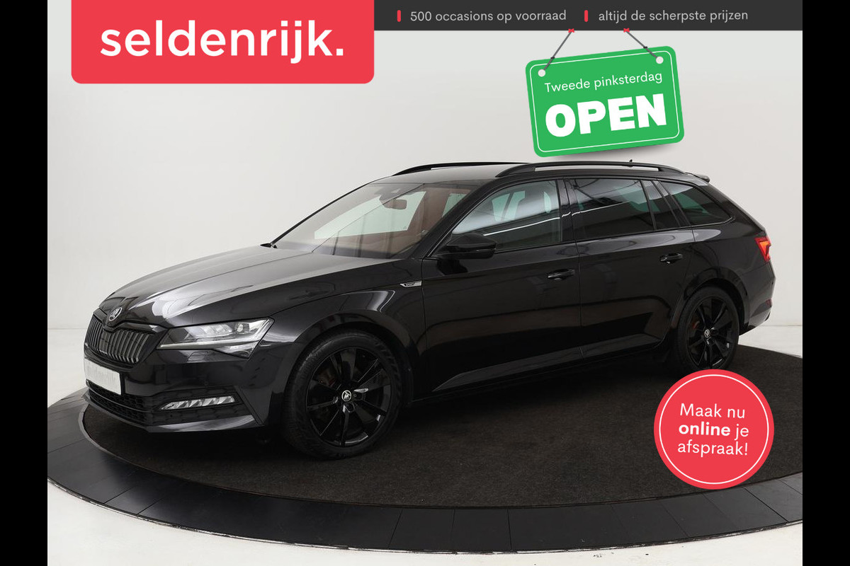 Škoda Superb 1.4 TSI iV Sportline | Leder/Alcantara | Stoel & stuurverwarming | Adaptive cruise | Matrix LED | Camera | Navigatie | Keyless | Carplay | Navigatie | Memory | Virtual Cockpit | PHEV Škoda Superb 1.4 TSI iV Sportline | Leder/Alcantara | Stoel & stuurverwarming | Adaptive cruise | Matrix LED | Camera | Navigatie | Keyless | Carplay | Navigatie | Memory | Virtual Cockpit | PHEV