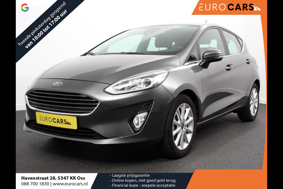 Ford Fiesta 1.0 EcoBoost 125pk Titanium | Navigatie | Apple Carplay/Android Auto | Parkeersensor achter | Cruise Control | Stoel-en stuurverwarming | Verwarmde voorruit | Climate Control