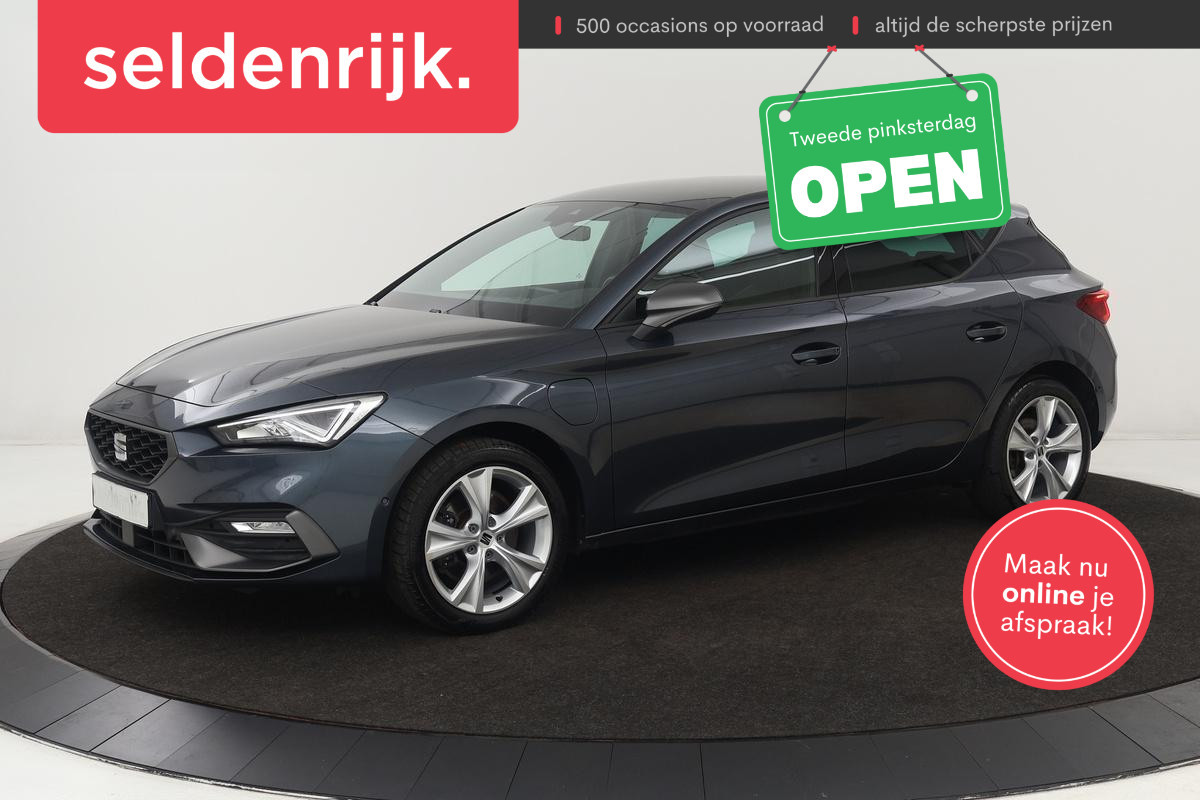 Seat Leon 1.4 TSI e-Hybrid FR | Carplay | Stoelverwarming | Camera | Sfeerverlichting | Full LED | Keyless | Park Assist | Navigatie | PHEV Seat Leon 1.4 TSI e-Hybrid FR | Carplay | Stoelverwarming | Camera | Sfeerverlichting | Full LED | Keyless | Park Assist | Navigatie | PHEV