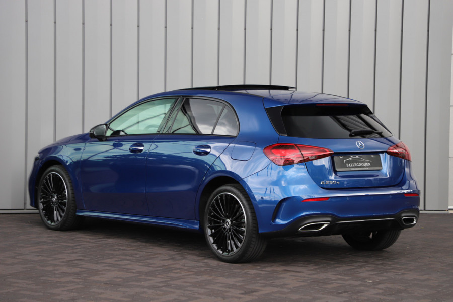 Mercedes-Benz A-Klasse 250e AMG Aut8 | 218PK | Pano | Head-up | Burmester | Memory | Sfeerverlichting | Multibeam | ACC | Stuurwielverwarming | Trekhaa