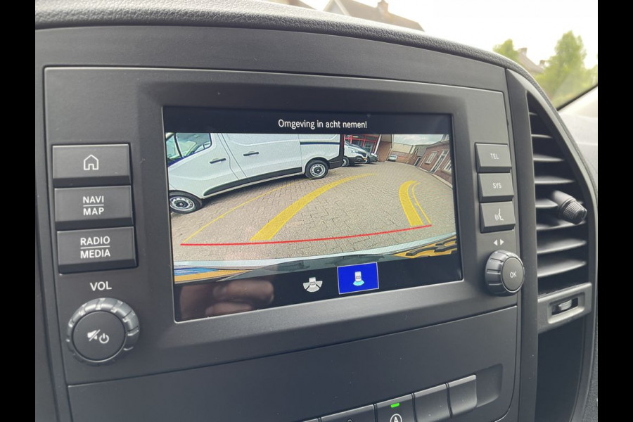 Mercedes-Benz Vito 114 CDI E6 Automaat Lang Lease €398 p/m, Airco, Navi+Camera, PDC V+A, 18 inch LMV, 2 schuifdeuren, Onderhoudshistorie aanwezig
