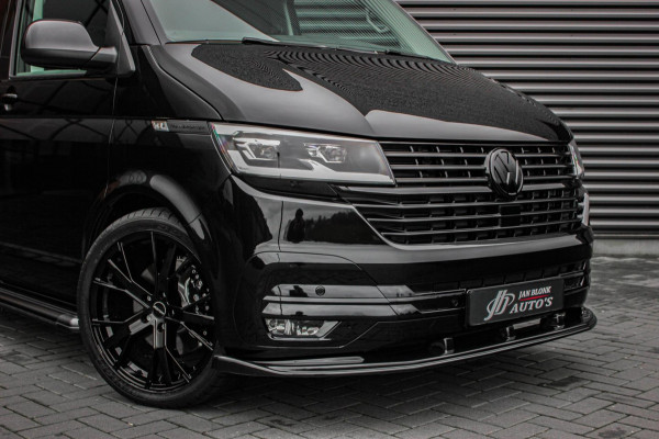 Volkswagen Transporter 2.0 TDI L2H1 150PK FULL BLACK / JB- EDITION / LEDEREN BEKLEDING / VERLAGINGSVEREN / APPLE CARPLAY / SPOILER