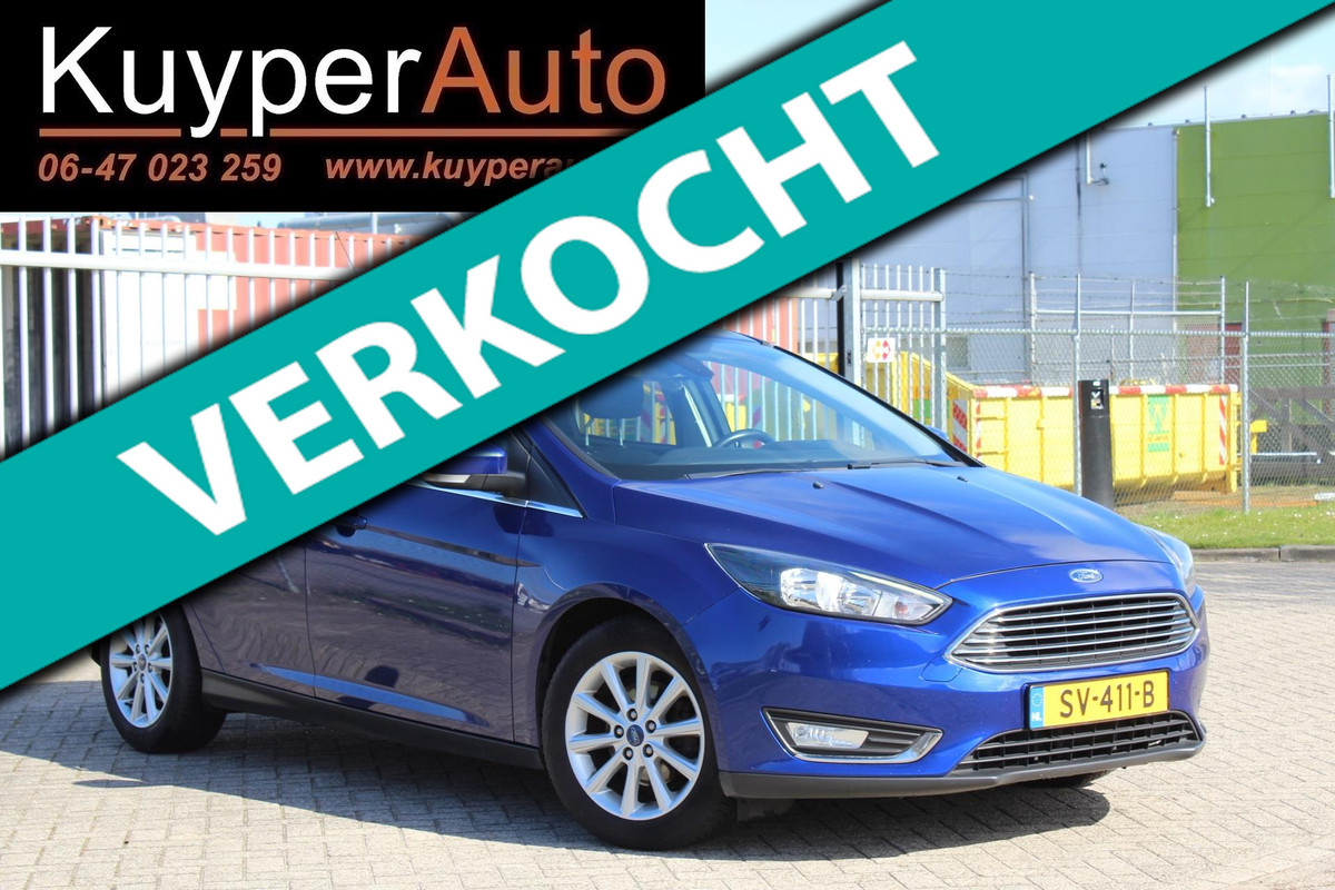 Ford Focus 1.0 Titanium eco b, multi media cruise clima trekhaak Ford Focus 1.0 Titanium eco b, multi media cruise clima trekhaak