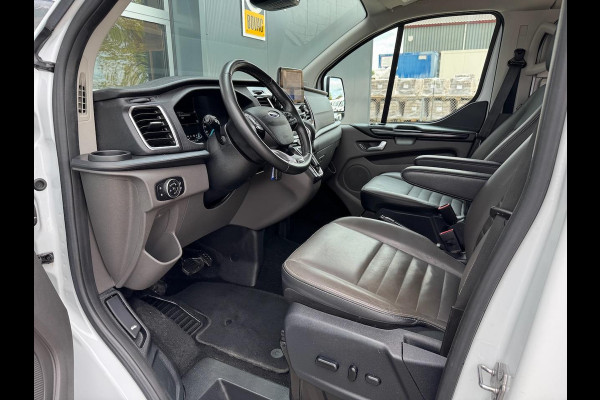 Ford Transit Custom 2.0 TDCI 130pk L2H1 Limited DC 5P | Navi | Camera | Leder | Trekhaak | Raptor Grill | CarPlay | Dubbel Cabine