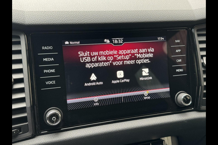 Škoda Kodiaq 1.5 TSI Sportline Automaat | Trekhaak uitklapbaar | Navigatiesysteem | Stoelverwarming | Stuurverwarming | Getint glas | Cruise