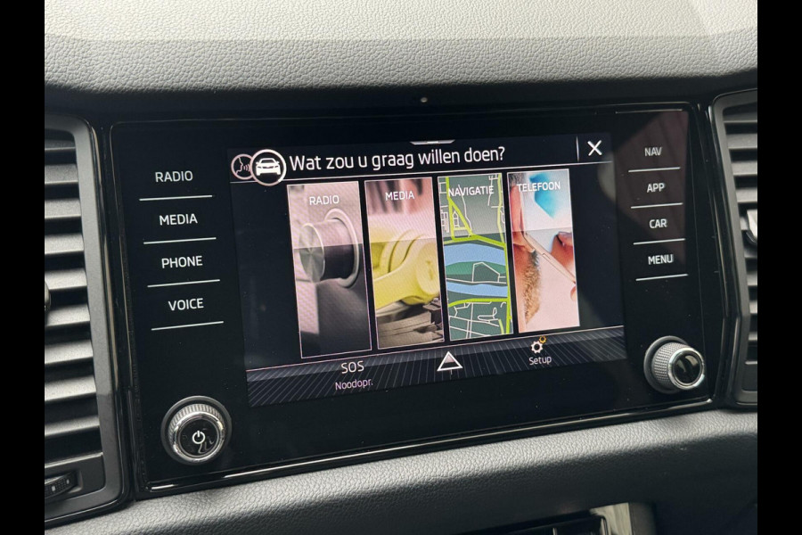Škoda Kodiaq 1.5 TSI Sportline Automaat | Trekhaak uitklapbaar | Navigatiesysteem | Stoelverwarming | Stuurverwarming | Getint glas | Cruise