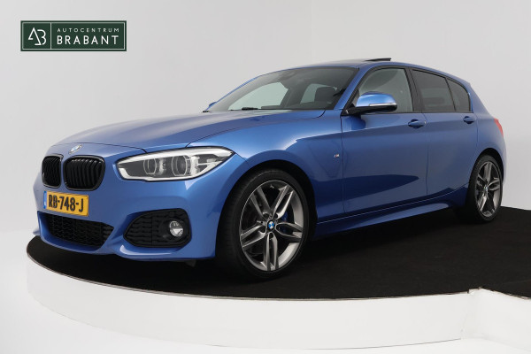 BMW 1-serie 118i High Executive M Sport AUTOMAAT (PANORAMADAK, M-PAKKET, STOELVERWARMING, LED, PARKEERSENSOREN)