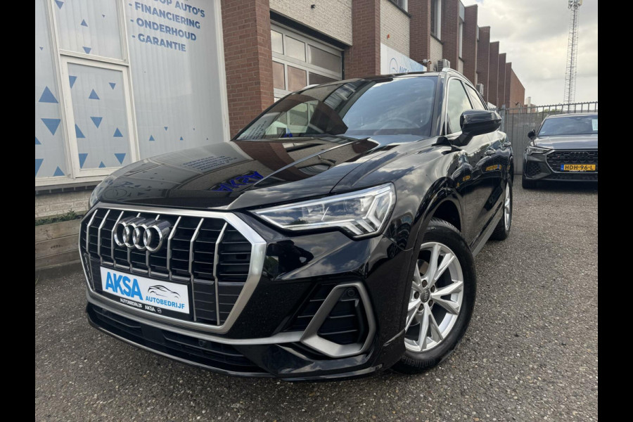 Audi Q3 35 TFSI 150pk 2 x S Line S-Tronic Dynamic Light LED Keyless Sfeerverlichting CarPlay Leder Stlvw