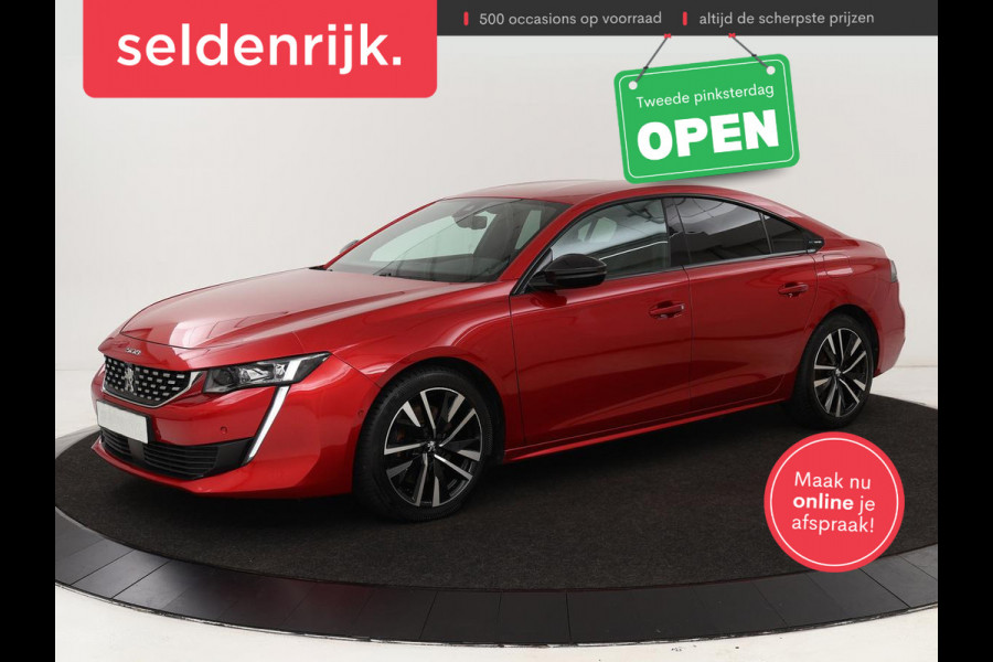 Peugeot 508 1.6 HYbrid GT | Leder | Stoelverwarming | 360 camera | Focal Sound | Memory | Adaptive cruise | Carplay | Keyless | Navigatie | Full LED | PHEV