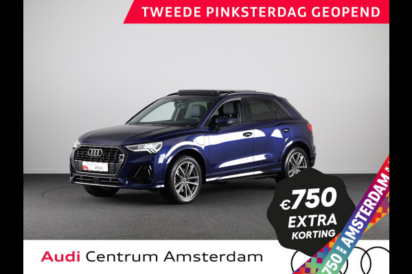 Audi Q3 45 TFSI e S edition 245pk | Panoramadak | Lederen bekleding | Parkeercamera | Verwarmbare voorstoelen
