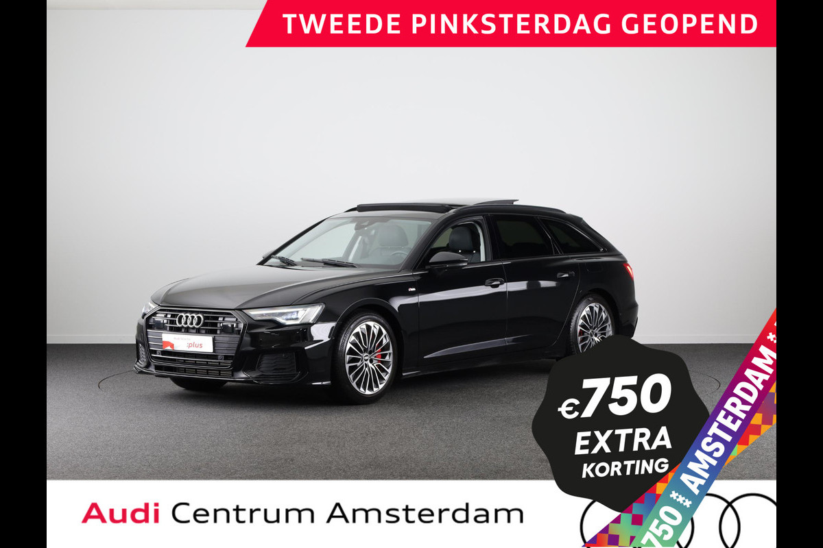 Audi A6 Avant 55 TFSI e quattro Pro Line S Competition 367 pk S-tronic | Navigatie | Panoramadak | Parkeersensoren | Achteruitrijcamera | Stoelverwarming | Bang & Olufsen | S-line |