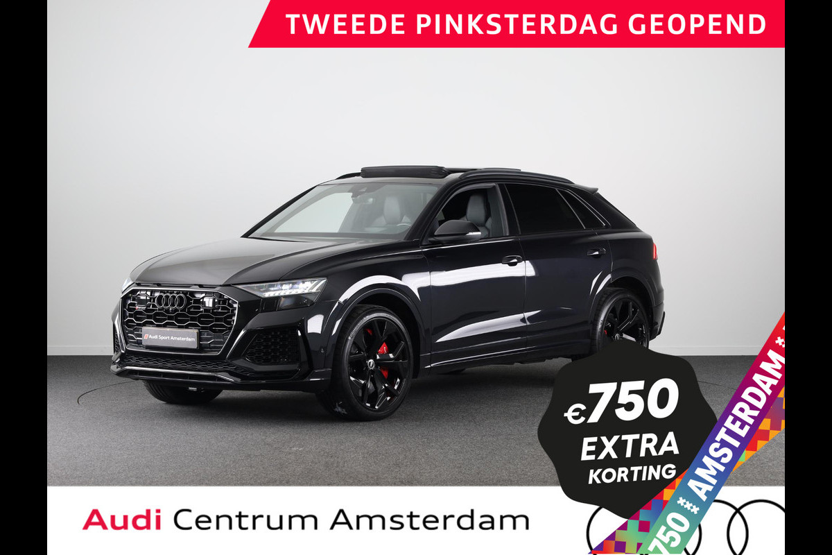 Audi RS Q8 4.0 TFSI quattro 600pk | Panoramadak | Head up Display | Memory | RS Dynamic pakket plus | Trekhaak elektrisch uitklapbaar Audi RS Q8 4.0 TFSI quattro 600pk | Panoramadak | Head up Display | Memory | RS Dynamic pakket plus | Trekhaak elektrisch uitklapbaar