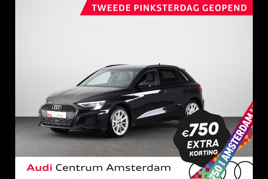 Audi A3 Sportback 40 TFSI e S edition 204 pk S-tronic | Verlengde garantie | Navigatie | Trekhaak (afneembaar) | Parkeersensoren (Park assist) | Adaptieve cruise control | Stoelverwarming | S-line |