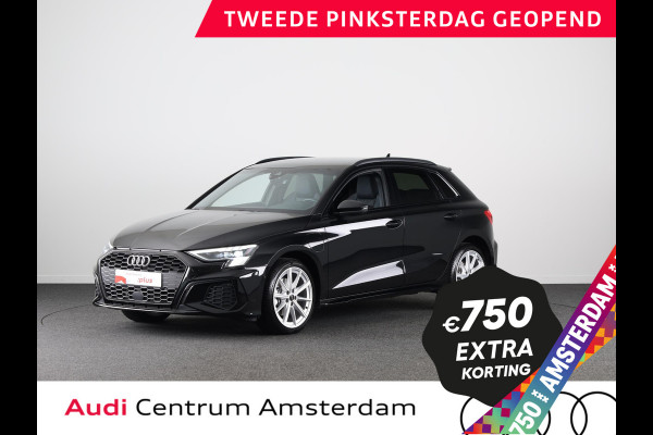 Audi A3 Sportback 40 TFSI e S edition 204 pk S-tronic | Verlengde garantie | Navigatie | Trekhaak (afneembaar) | Parkeersensoren (Park assist) | Adaptieve cruise control | Stoelverwarming | S-line |