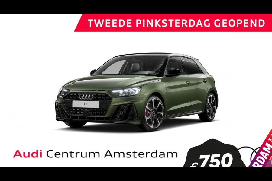 Audi A1 Sportback 30 TFSI S edition 116pk S-tronic | Komt half juni binnen | Sonos | Keyless start | Navigatie | Verlengde garantie