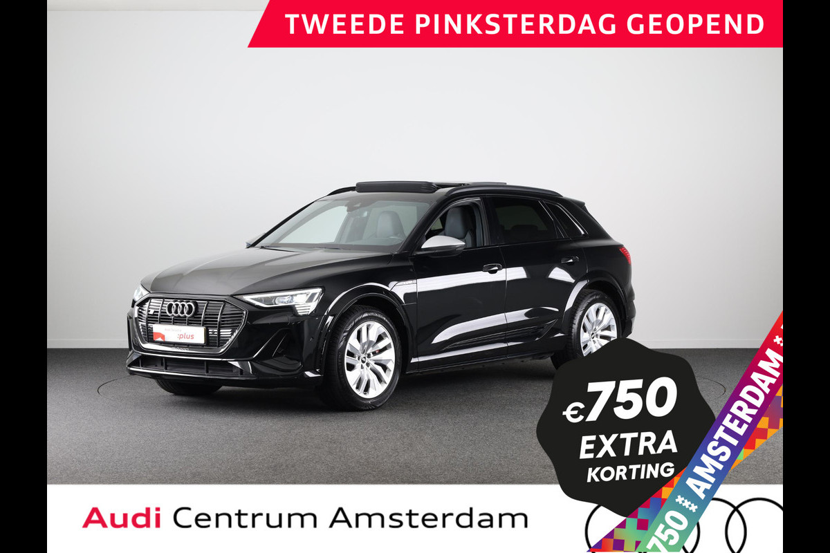 Audi e-tron S quattro 95 kWh 503pk | Panoramadak | Lederen bekleding "Valcona" | B&O Soundsystem | Elektrisch vertelbare voorstoelen met memory