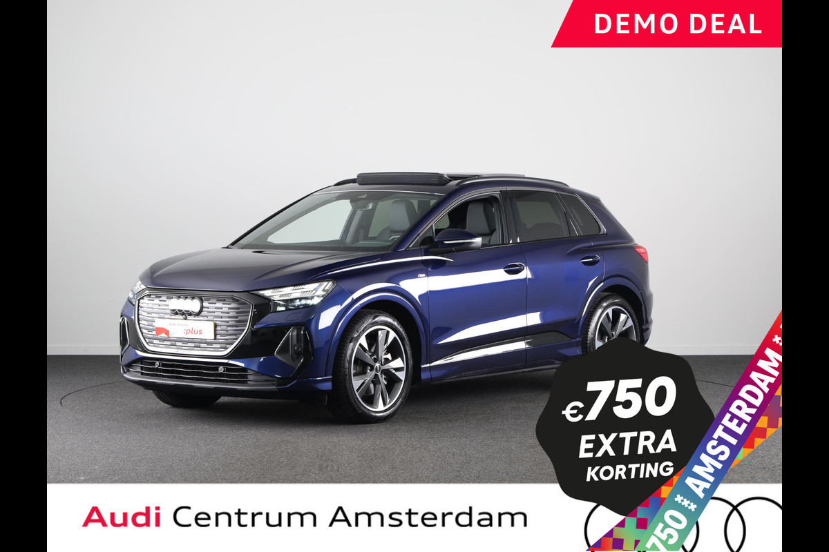 Audi Q4 e-tron 45 quattro S Edition 82 kWh Private lease vanaf €895,- pm | 286pk | Panoramadak | 20 Inch Lichtmetalen velgen | Matrix Led koplampen