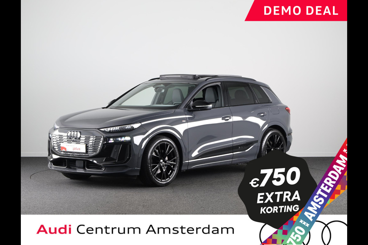 Audi Q6 e-tron Launch edition 83 kWh 252pk | Panoramadak | 21 inch Lichtmetalen velgen | Luchtvering | Sportonderstel | Matrix led verlichting Audi Q6 e-tron Launch edition 83 kWh 252pk | Panoramadak | 21 inch Lichtmetalen velgen | Luchtvering | Sportonderstel | Matrix led verlichting
