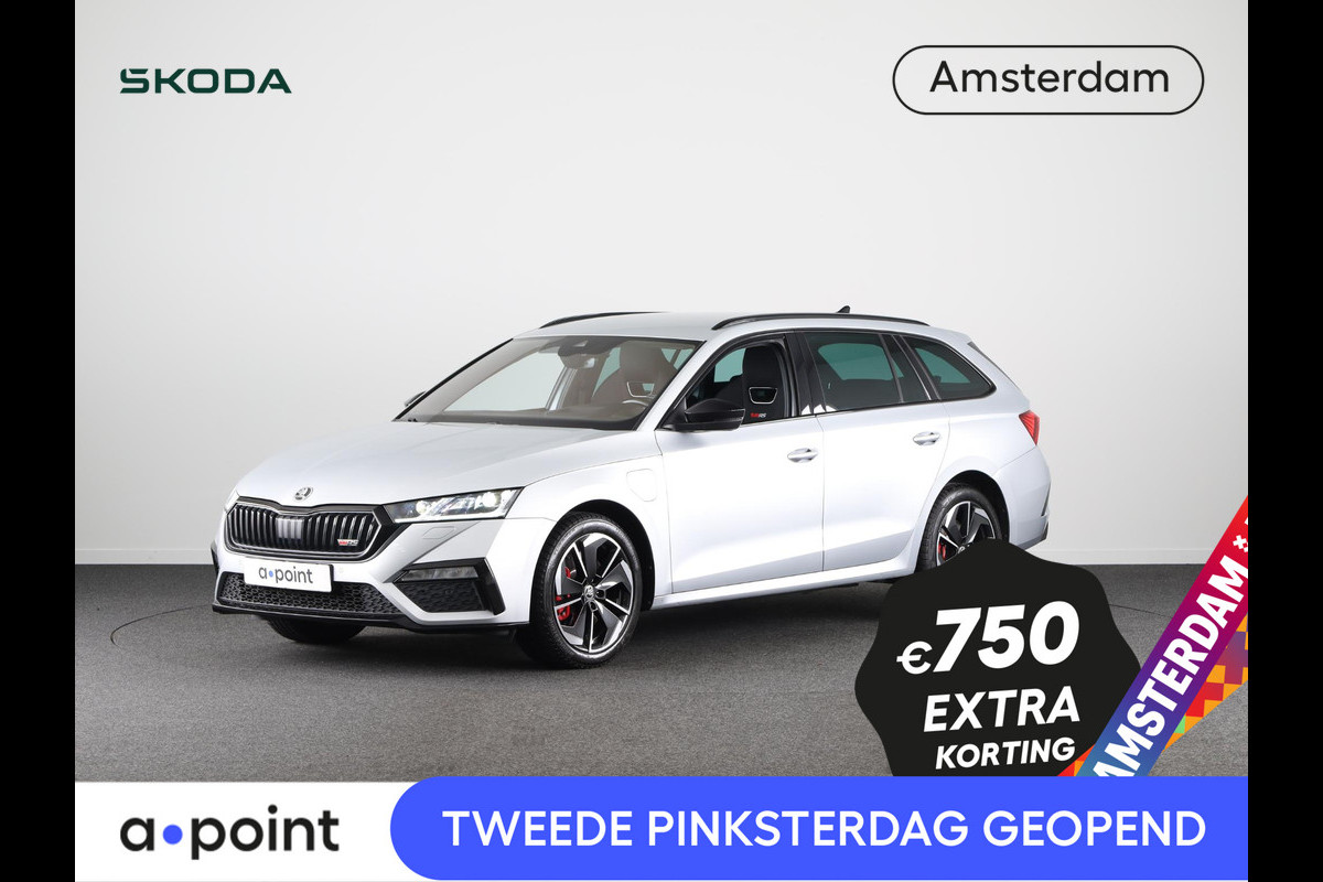 Škoda Octavia Combi 1.4 TSI RS iV PHEV Business 245pk | Head Up display | Verwarmbare voorstoelen | Matrix koplampen | Verwarmbare voorruit Škoda Octavia Combi 1.4 TSI RS iV PHEV Business 245pk | Head Up display | Verwarmbare voorstoelen | Matrix koplampen | Verwarmbare voorruit