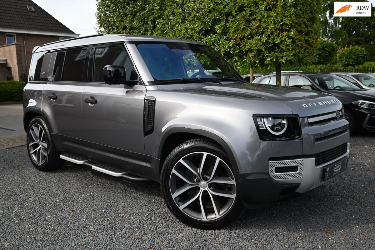 Land Rover Defender 110 2.0 D240 110 240 PK INCL BTW Luchtvering 360 Camera Meridian LED 22'' Land Rover Defender 110 2.0 D240 110 240 PK INCL BTW Luchtvering 360 Camera Meridian LED 22''